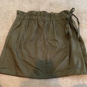 Green skirt